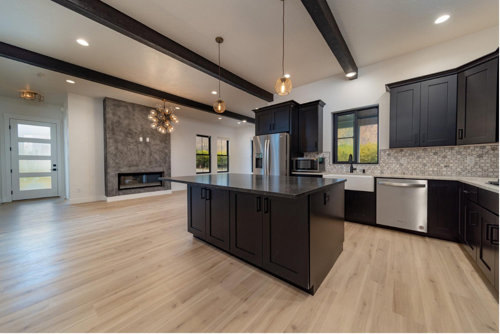 3642 White Lily Ave open kitchen and living room